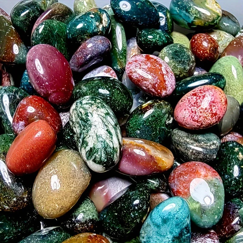 Ocean Jasper Stones – 1.76 oz Large Chips for Decor, Crafts & Healing