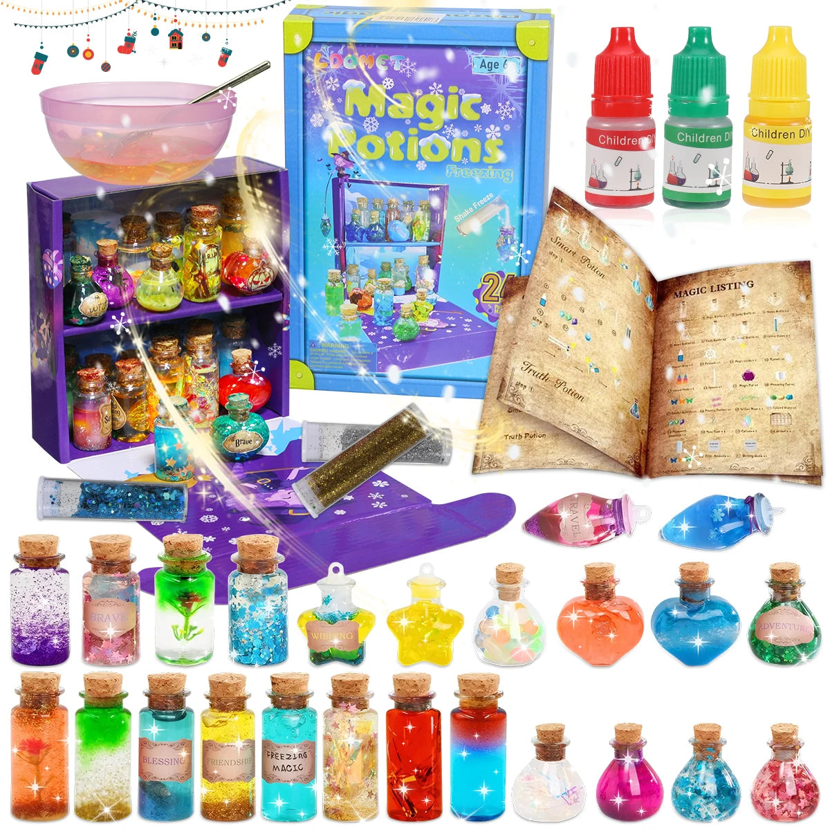 DIY Fairy Magical Potions Kit – Halloween & Christmas Craft Set
