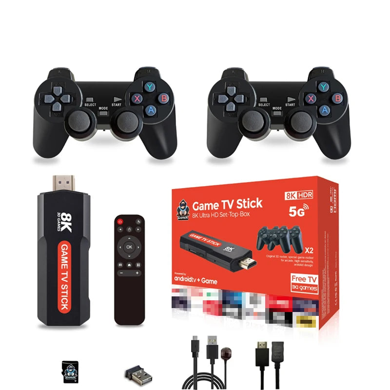 X2 Game TV Stick Console – 64GB, 10,000+ Games, 8K HD