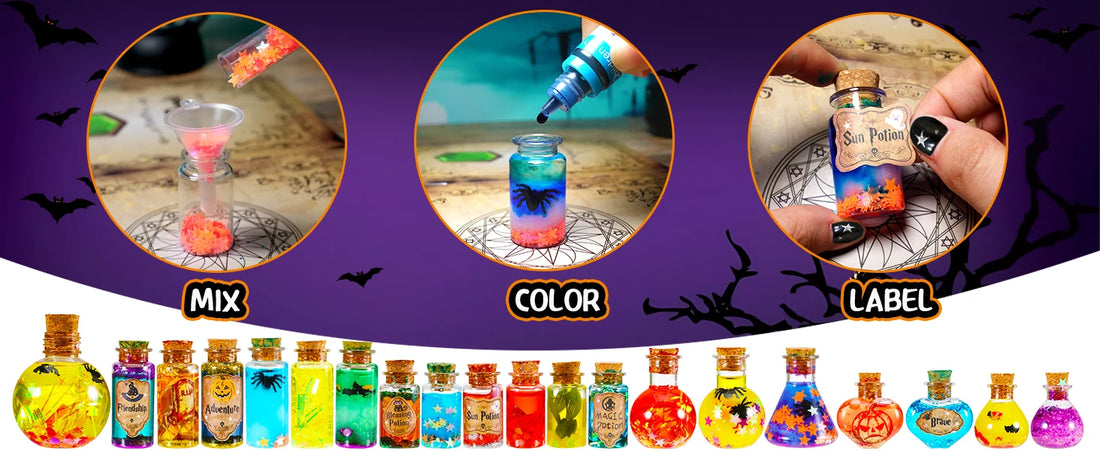 DIY Fairy Magical Potions Kit – Halloween & Christmas Craft Set