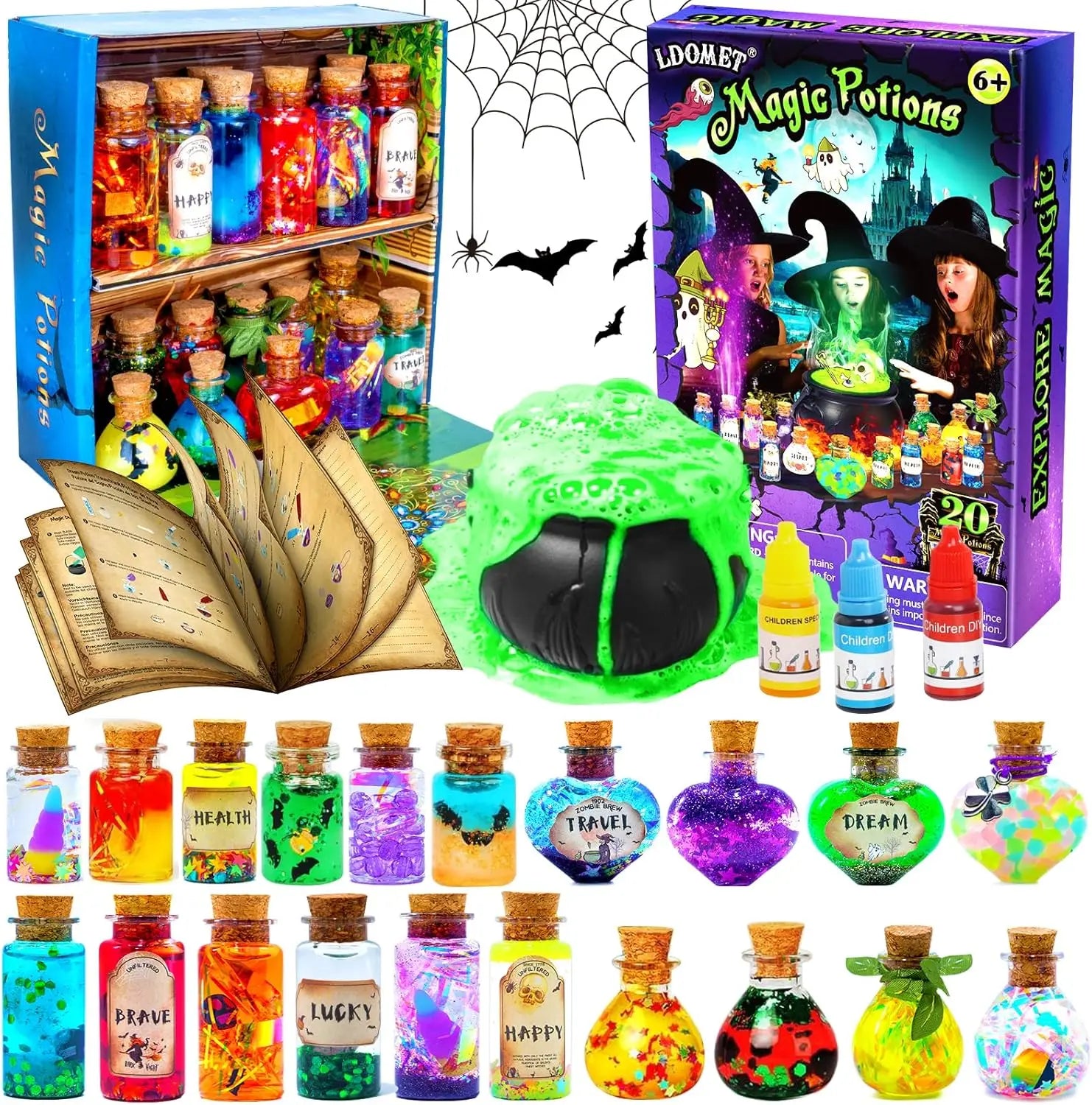 DIY Fairy Magical Potions Kit – Halloween & Christmas Craft Set