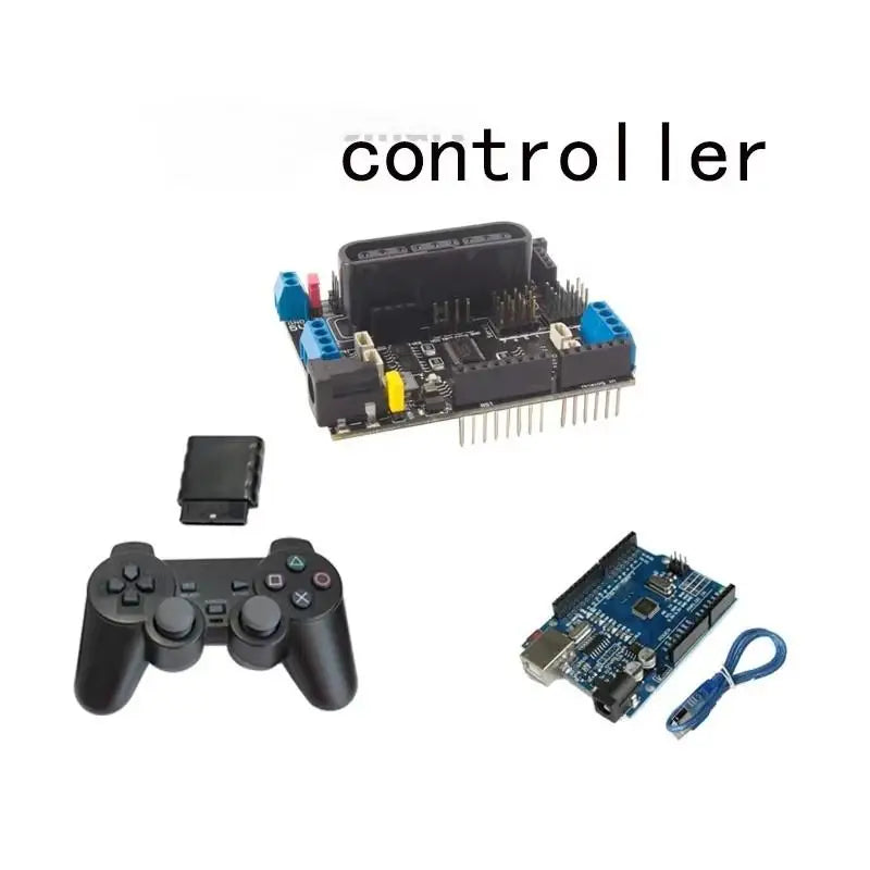 360 Degrees 6 DOF Robot Metal Alloy Mechanical Arm Claw Kit MG996R for Arduino Robotics Kit Educational Ps2 Programmable Toys