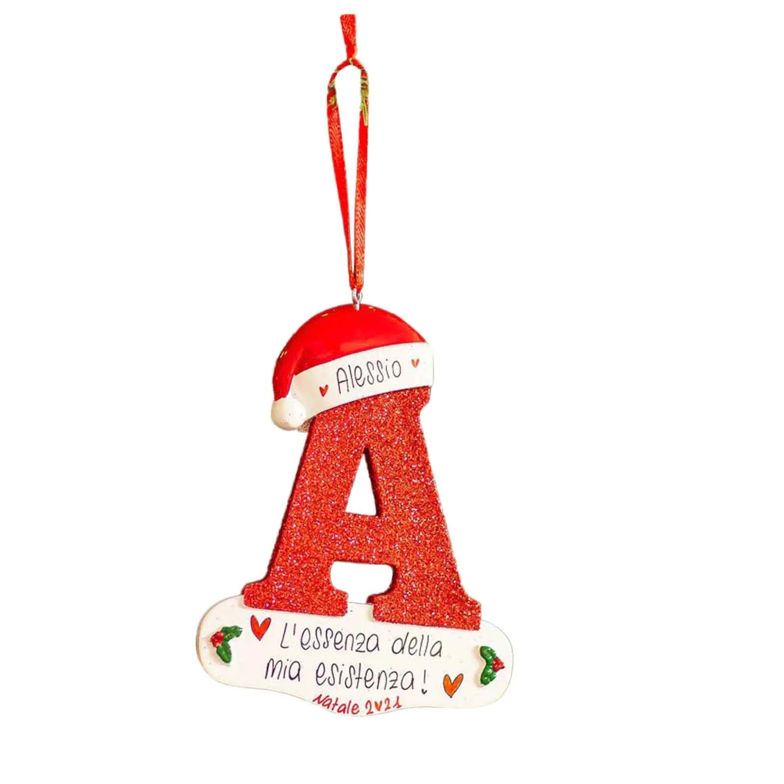 Christmas Letter Pendant Decorations – Acrylic DIY Xmas Ornaments