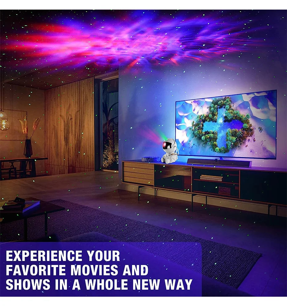 Galaxy Star Astronaut Projector – LED Starry Sky Night Light