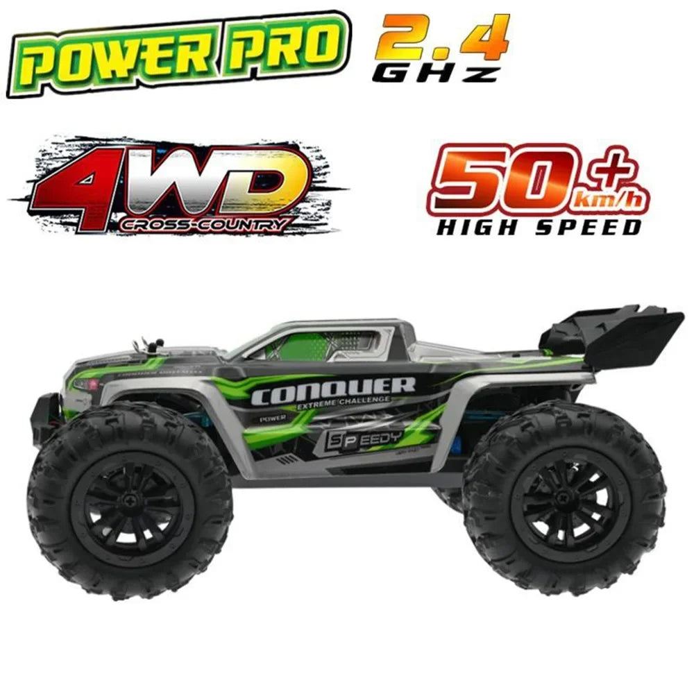 WLtoys 1:16 Scale Large RC Car 50km/h High Speed 4WD Children Toy for Boys Remote Control Car 2.4G Off Road Monster Truck RC Toy