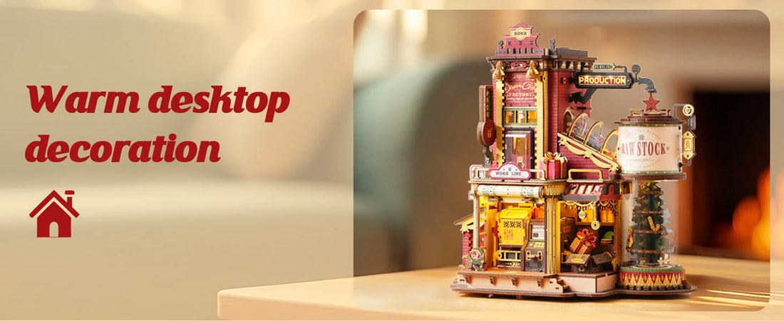 Robotime ROKR Wooden Music Box – 3D Puzzle Model Kit