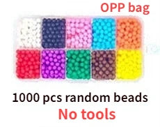 1000PCS Water Spray Magic Beads Set – DIY Puzzle Craft Toy