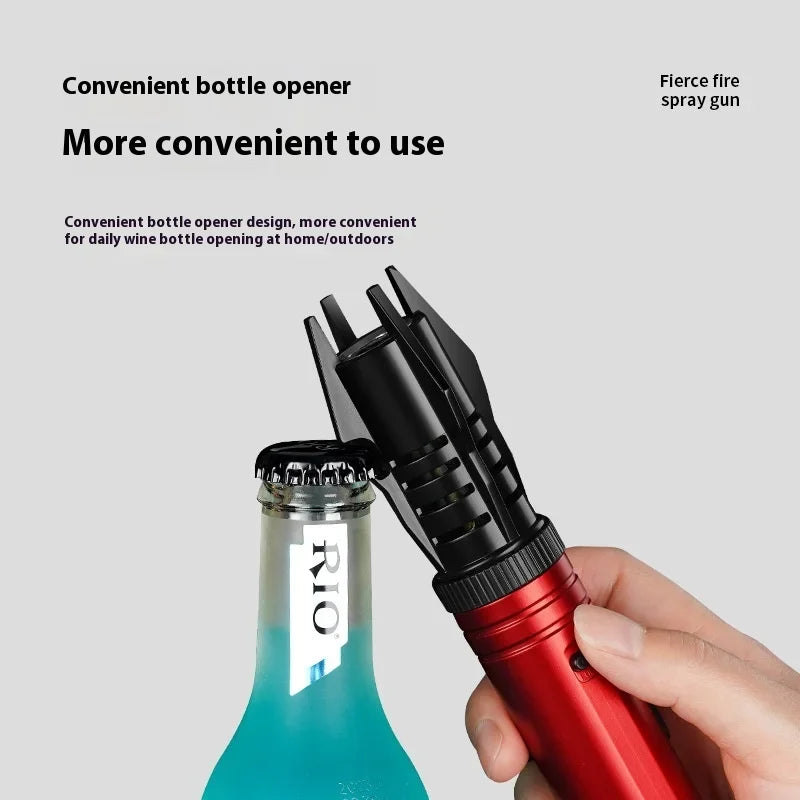 Gas Lighter Kitchen Cooking Powerful Metal Windproof Torch Flame Jet Barbecue Smoking Accessories Cigar Lighters Men's Gift