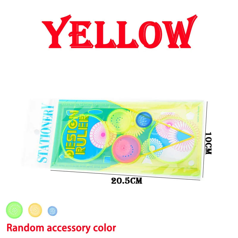 Geometry Spirograph Drawing Stencil Set – Kids Creative Art Toy