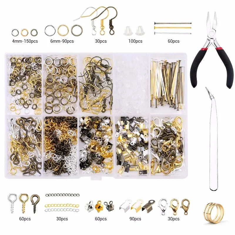 Jewelry Making Kit – Tools, Wires, Charms & Findings Set