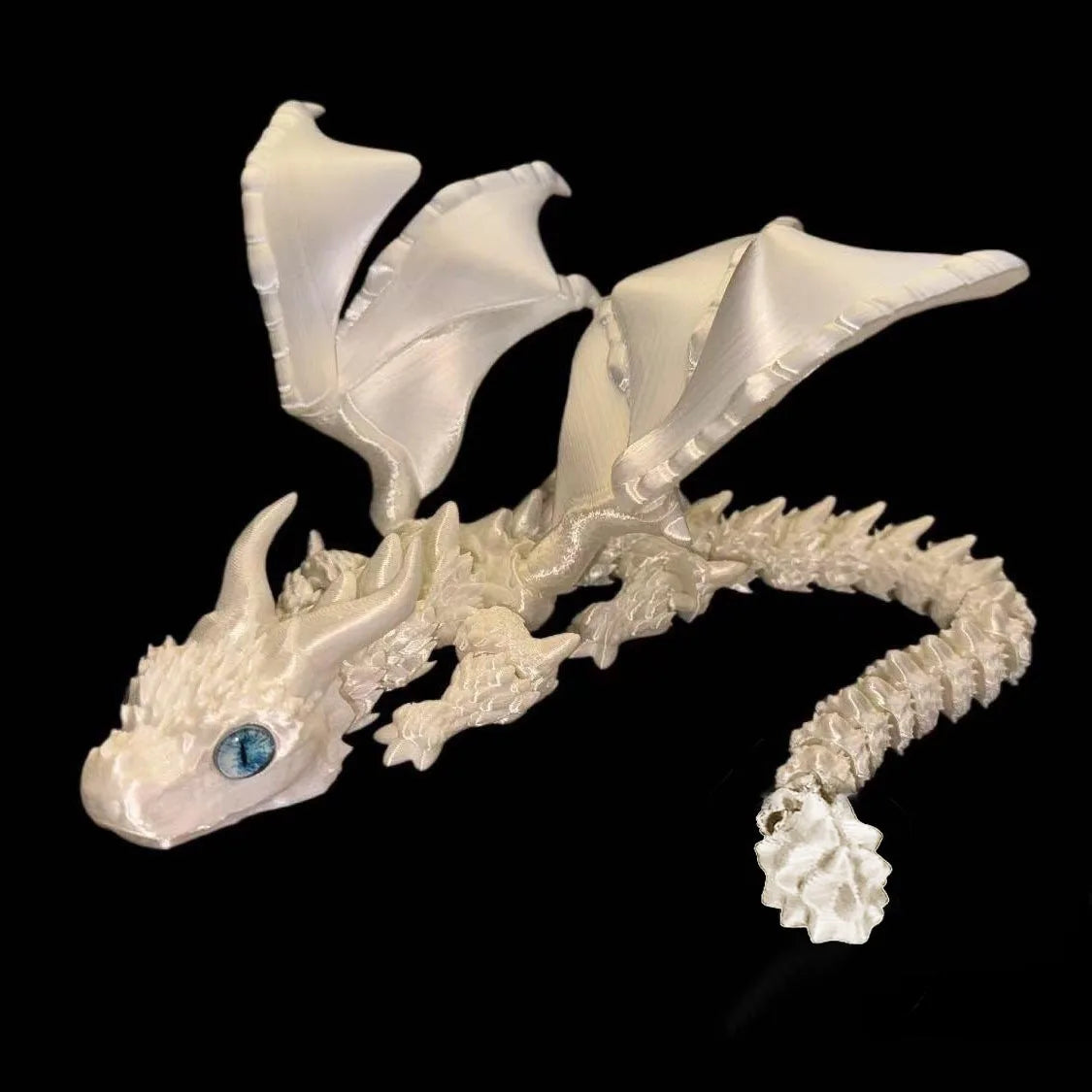 3D Printed Magic Dragon Movable Joint Fidget Toy Rotatable Articulated Office Desktop Ornament Adults Kid Toy Crafts Gift