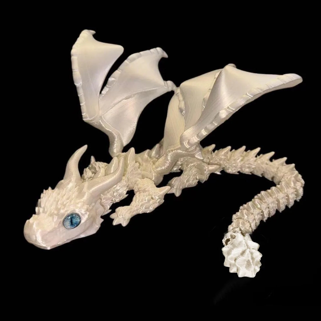 3D Printed Magic Dragon Movable Joint Fidget Toy Rotatable Articulated Office Desktop Ornament Adults Kid Toy Crafts Gift