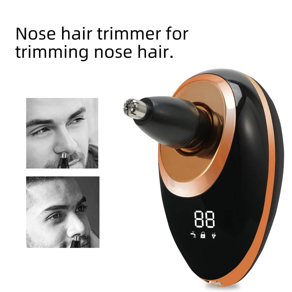 7D Men’s Electric Shaver – Wet & Dry Beard & Hair Trimmer
