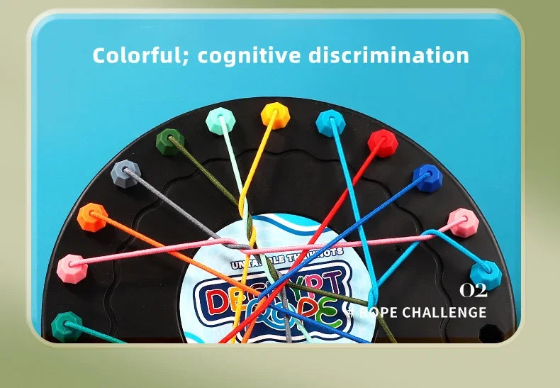 Children’s Rope Puzzle Game – Family Logic & Strategy Toy