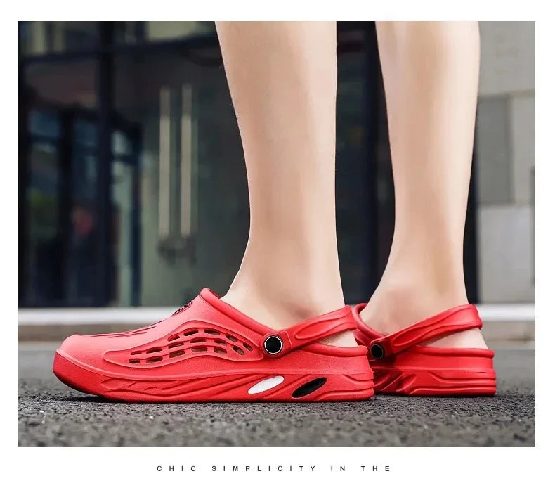 YRZL Mens Slippers Unisex Soft Non-slip Wear-resistant Casual Mens Sandals Comfortable Slip on Beach Shoes Outdoor Slippers Man