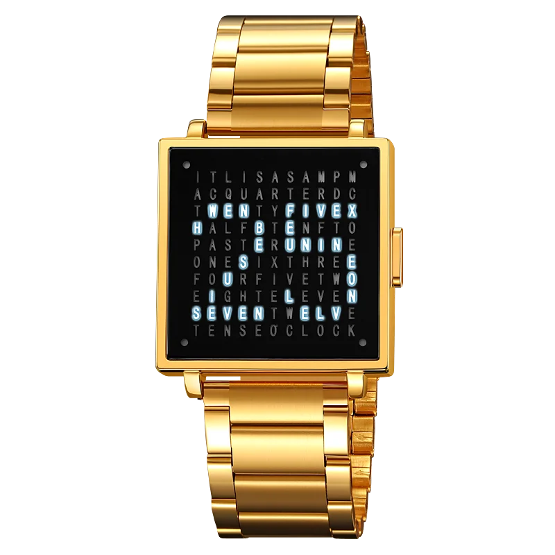 SKMEI Fashion Electronic Watch Luxury Led Light Digital Wristwatch For Man Date Display Stainless Steel Clock Waterproof 2388