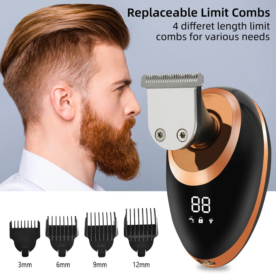 7D Men’s Electric Shaver – Wet & Dry Beard & Hair Trimmer