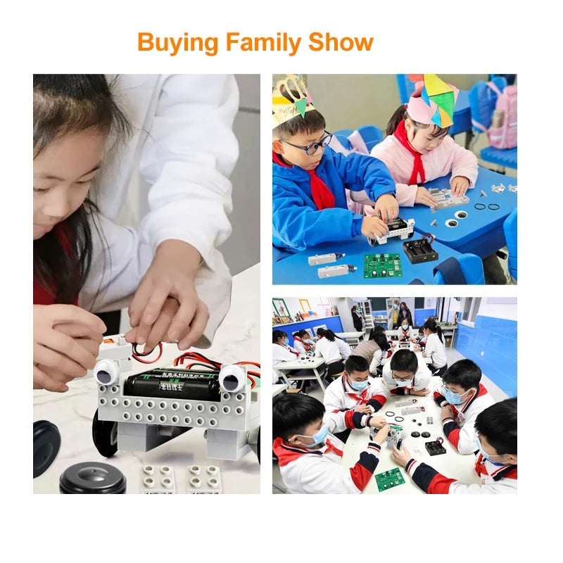APP Intelligent Programming Automotive Remote Control Robot Puzzle Toys STEAM Education Physical Science Experiments