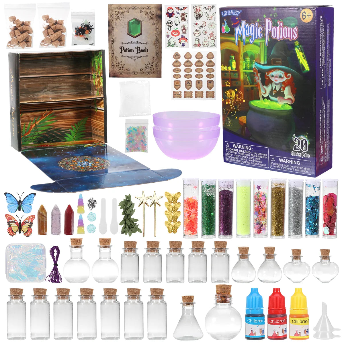DIY Fairy Magical Potions Kit – Halloween & Christmas Craft Set