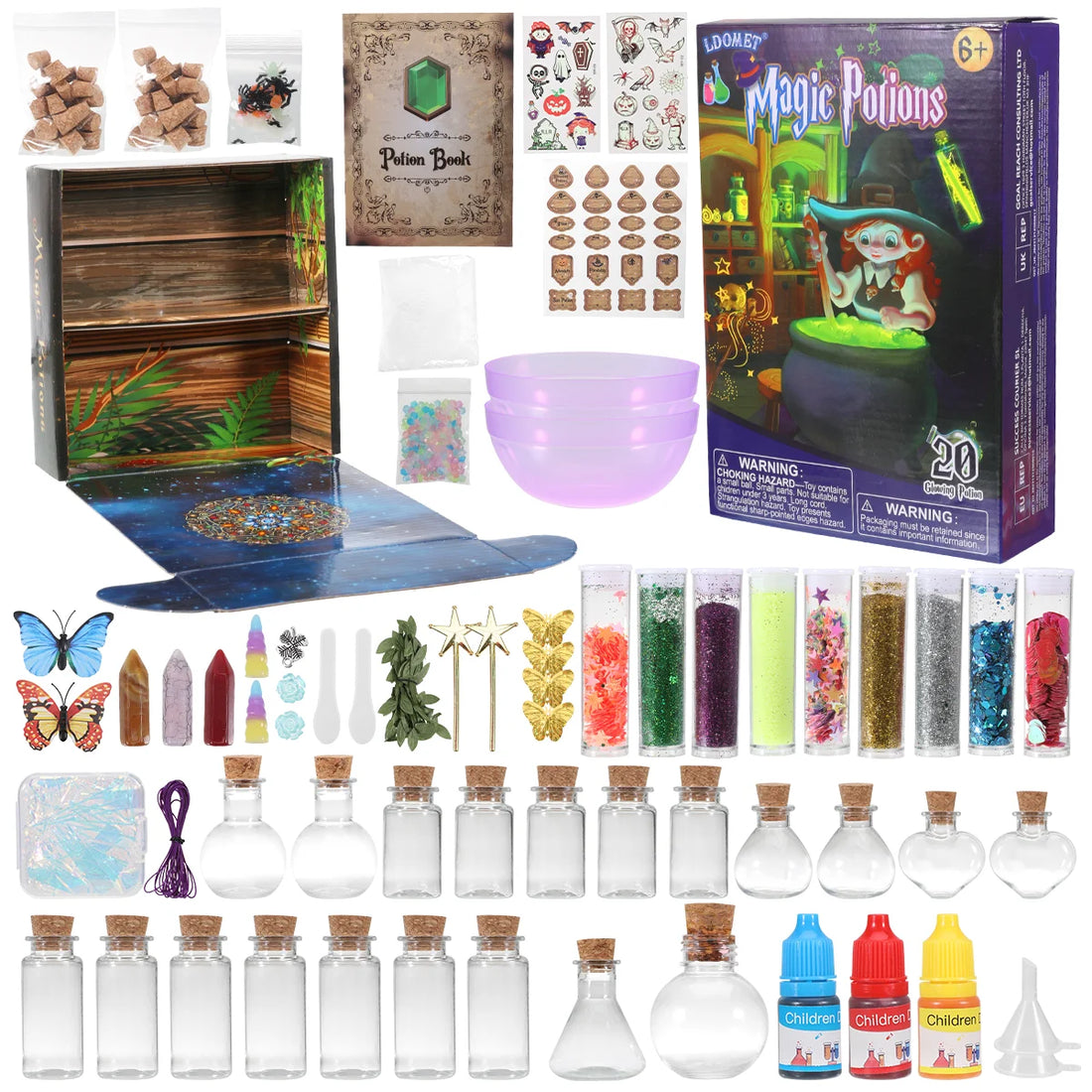 DIY Fairy Magical Potions Kit – Halloween & Christmas Craft Set