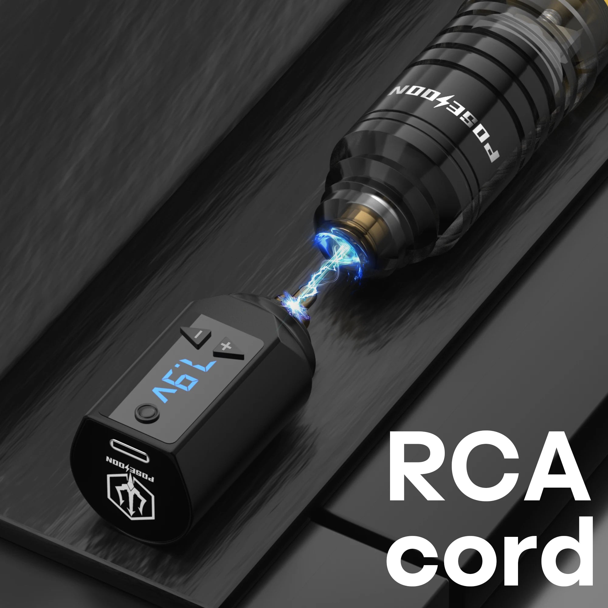 Tattoo Kit POSEIDON Transparent Tattoo Pen Kit For Permanent Makeup Tattoo Machine Kit Wireless Tattoo Power Supply Tattoo Gun