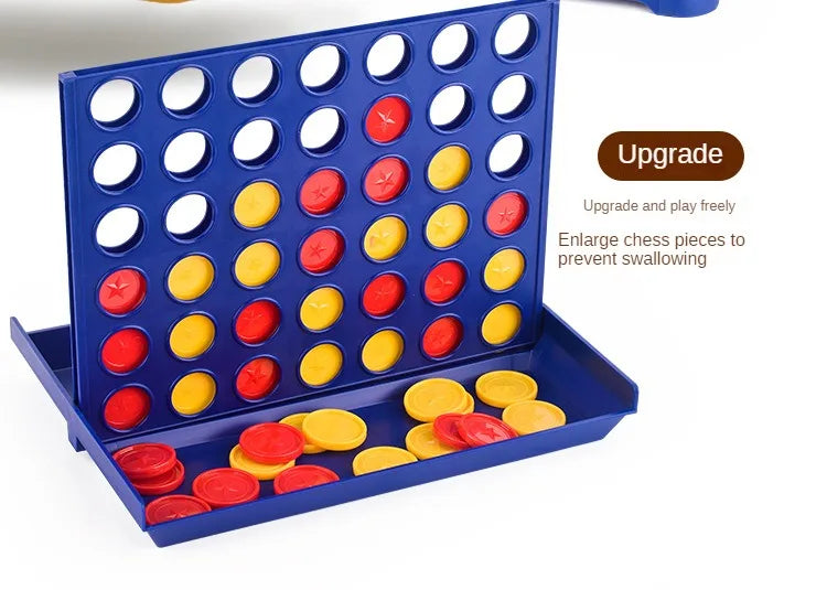 4-in-a-Row Connect Board Game – Classic Family Strategy Toy