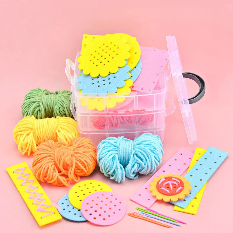 Montessori Lacing Toys – Animal Sewing Kit for Toddlers & Kids