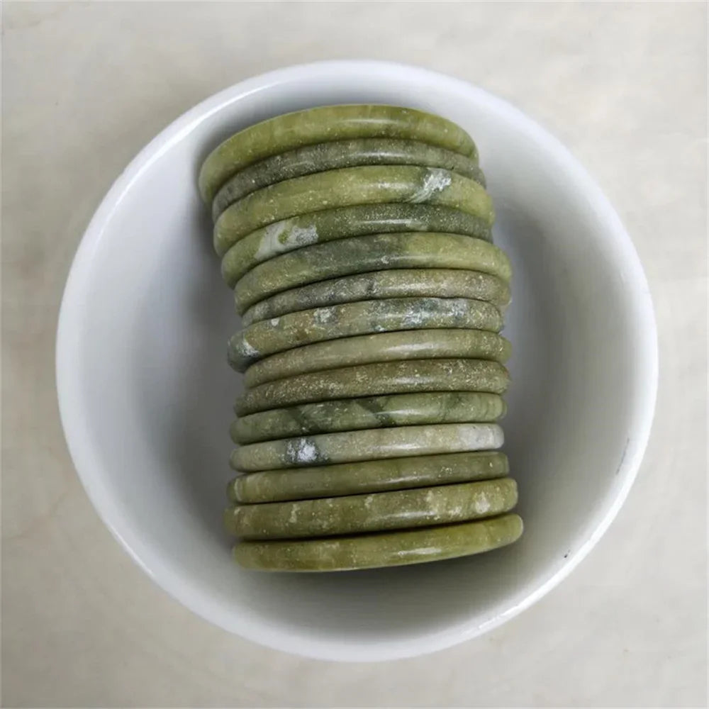 1/10pcs Natural Jade stone slices Flakes Eyelash Extension Jade Slice Crystals