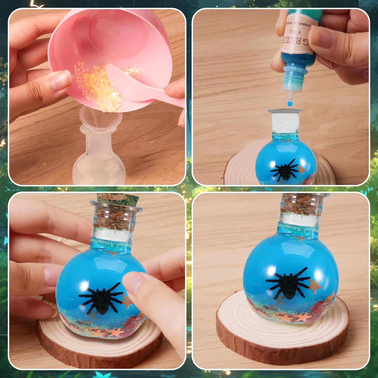 DIY Fairy Magical Potions Kit – Halloween & Christmas Craft Set
