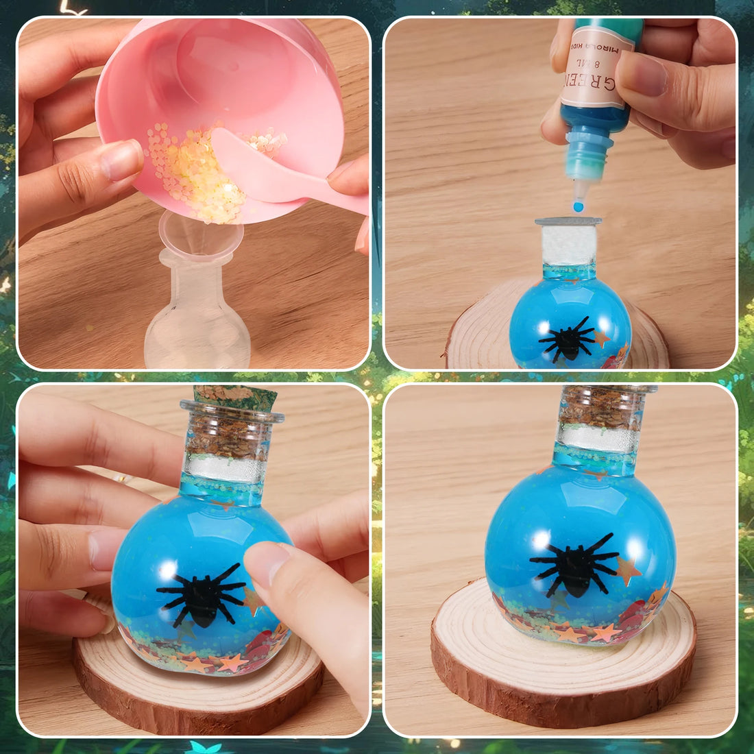 DIY Fairy Magical Potions Kit – Halloween & Christmas Craft Set
