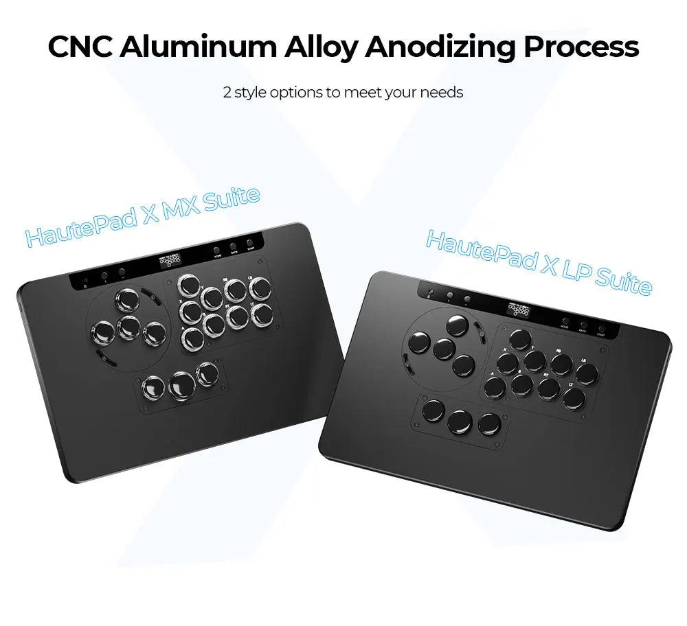 Haute42 HautePad X Leverless Fightstick – RGB Hitbox Controller