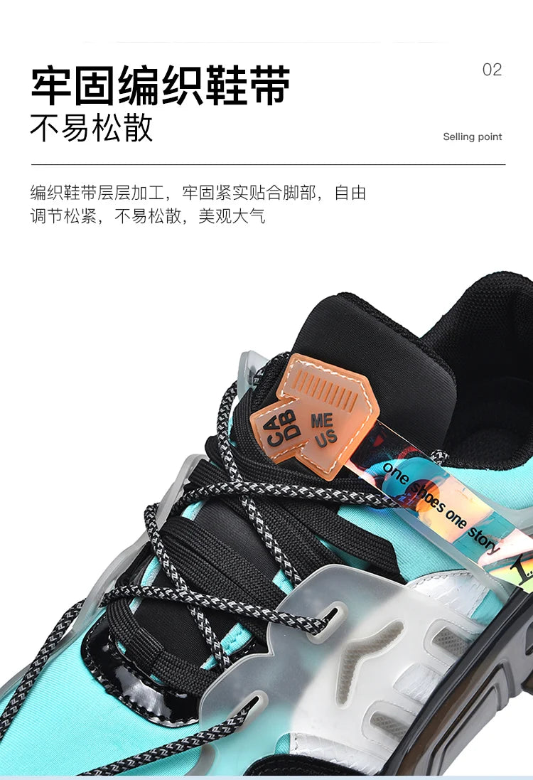 Men's Breathable Casual Sneakers Luxury Trainer Fashion Loafers Running Shoes - Comfortable Race Shoes for Male