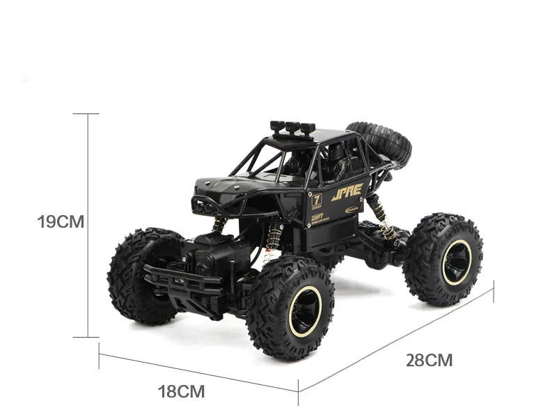 4WD 1:12/16 Scale All Terrain RC Car 20KM/H High Speed Electric Vehicle Remote Control Off-Road Truck LED HeadLight Gifts Adults