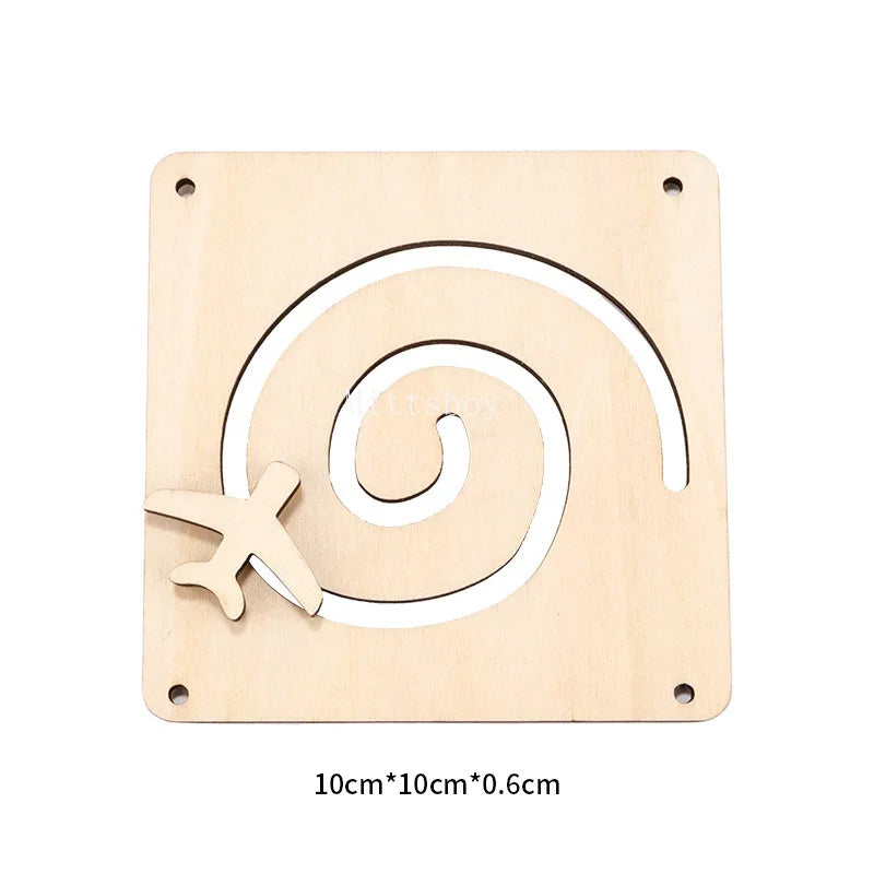 2024 Montessori DIY Busy Board – Wooden Educational Toy for Kids