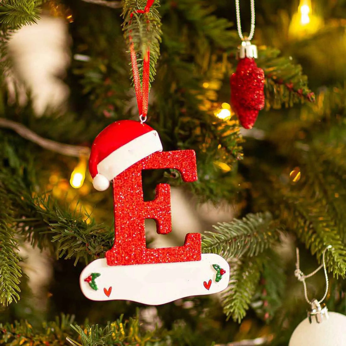 Christmas Letter Pendant Decorations – Acrylic DIY Xmas Ornaments