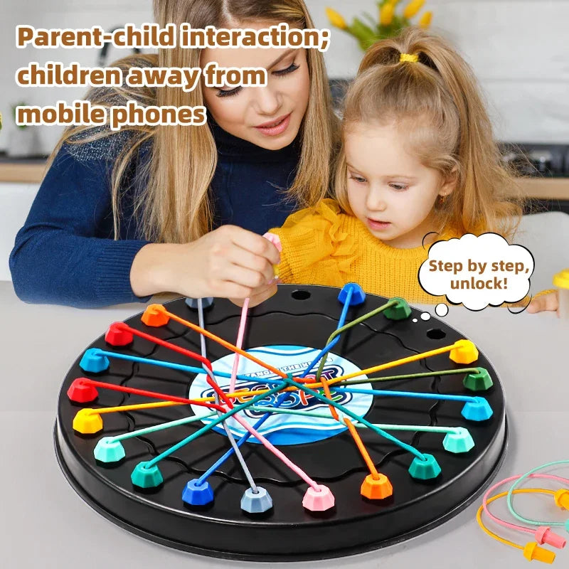 Children’s Rope Puzzle Game – Family Logic & Strategy Toy