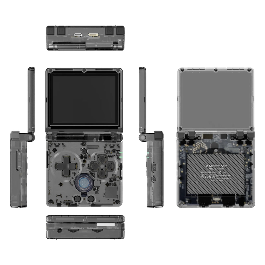 ANBERNIC RG35XXSP Flip Handheld – 3.5" IPS, WiFi & Bluetooth