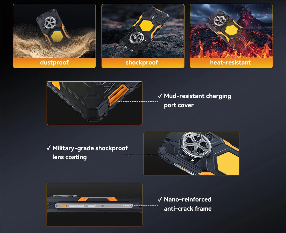 Cubot KingKong Power 5 Rugged Smartphone – 15300mAh, 120Hz