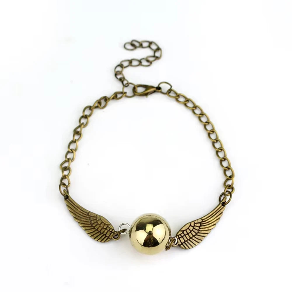 Golden Snitch & Hedwig Bracelet – Handmade Potter Fan Jewelry