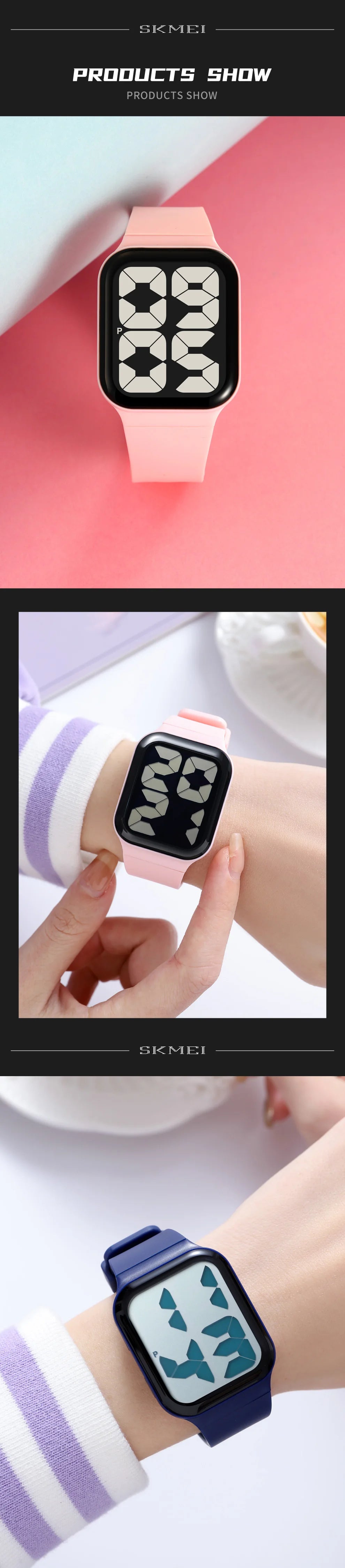 SKMEI 1995 Luxury Digital Sport Watch Waterproof  Electronic Watches Fashion Minimalism Design Women Men Watch Reloj Masculino