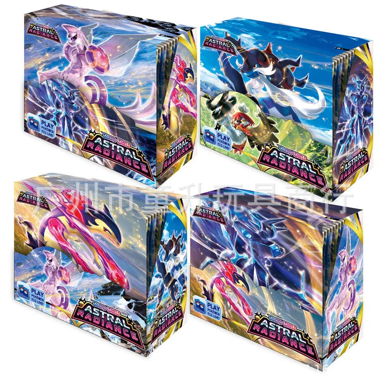 360Pcs Pokemon Card Prismatic Evolutions Scarlet Violet 151 Surging Sparks PALDEAN FATES English Booster Battle Transaction Card